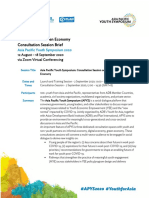 APYS Consultation Sessions Brief - CS2-Green Economy PDF