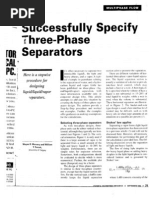 3 Phase Separators