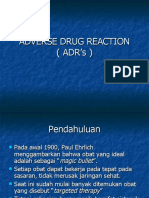 Adverse Drug Reaction (ADR's)
