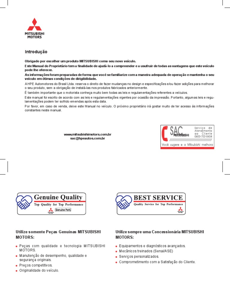 2012 Mitsubishi Outlander 104501, PDF, Pneu
