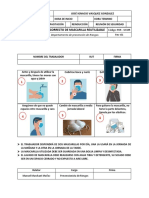 Uso Correcto de Mascarilla - Registro de Entrega