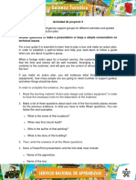 Actividad de Proyecto 3 Learning Activity 11: Organize Support Groups For Different Activities and Guided