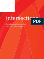 Intersections: Brain Research Foundation 2018-2019 Impact Report
