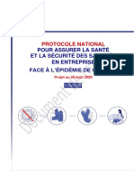 Rotocole National Pour Assurer La Santé Et La Sécurité Des Travailleurs en Période de Covid-19