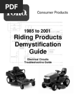 Download Toro wheelhorse Demystification Electical wiring diagrams for all WheelHorse tractors by Kevins Small Engine and Tractor Service SN47347708 doc pdf