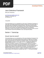 Java Collections Framework: Section 1. Tutorial Tips