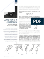 Lapped Joints in Compression: Technical