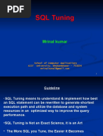 SQL Tuning: Mrinal Kumar