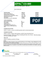 Igepal: Product Data Sheet N000782 - April 2012 Identification