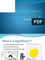 Essential Stats For Decision Making-2 Hypothesis Testing SI-2019