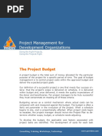 Project Management For Development Organizations