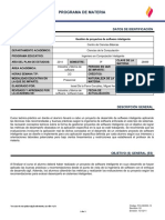 FO-030200-13 Gestión de Proyectos de Software Inteligente 2020