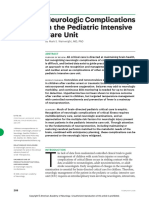 2018 CONTINUUM Neurologic Complications of Pediatric Intensive Care Unit