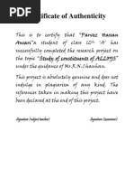 Download Chemistry Investigatory Project on Consistuents of Alloys by Parvez hassan SN47348585 doc pdf