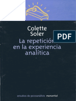 La Repetición En La Experiencia Analítica - C. Soler.pdf