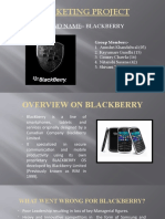 Blackberry Marketing Strategy (Final)
