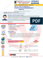 Semana 20 - 3° y 5° EPT Mi Primer Proyecto de Emprendimiento XI