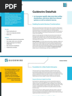 Guidewire DataHub Data Sheet