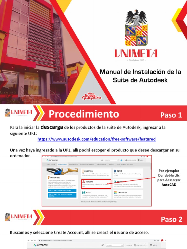 Instalación de Suite Autodesk | PDF | Ventana (informática) | Software