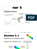 Displacements: U U + U + U