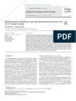 Desarrollar Capacidades Dinámicas para Hacer Frente A La Incertidumbre Ambiental, El Papel de La Prospectiva Estratégica PDF