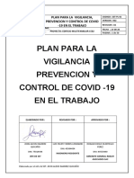Plan para La Vigilancia, Prevencion y Control de Covid-19 en El Trabajo - Edificio Multifamiliar 1562 - Modificado