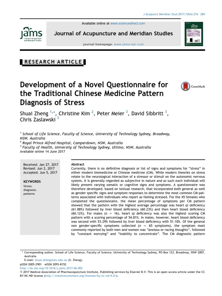 Development of A Novel Questionnaire For The Tradi 2017 Journal of