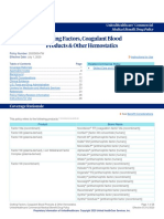 Clotting Factors Coagulant Blood Products