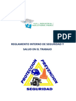 Reglamento Interno de Seguridad y Salud en El Trabajo Fis Peru Sac PDF