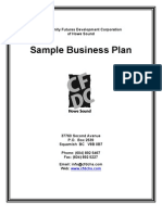 Sample Business Plan: Community Futures Development Corporation of Howe Sound