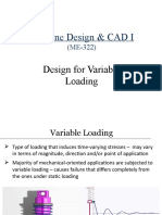 Lecture 4 - Design For Variable Loading