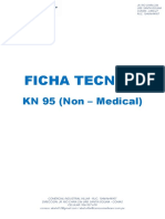 Ficha Tecnica: KN 95 (Non - Medical)