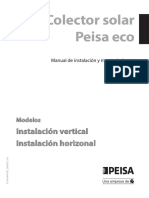 Manual Colector Solar Peisa Eco
