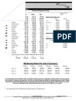 Rate Sheet