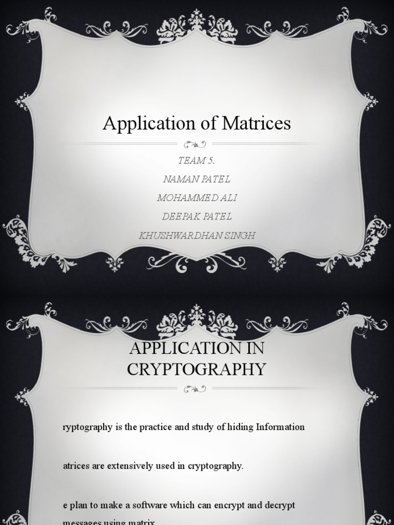 Matrices 0th Keynote | PDF | Matrix (Mathematics) | Eigenvalues And ...