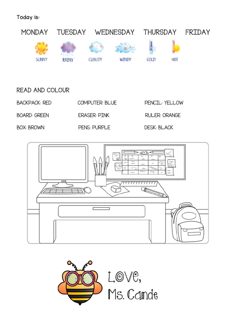 Colour School Objects Cande | PDF | Home & Garden | Mystery, Thriller ...