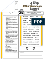 Read The Clues and Cross Out The Answers in The Box. The Words Left Make Up The Answer of The Problem or Riddle