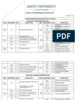 72a0dunder Graduate - Schedule For Mid Semester Examiantion - 2011