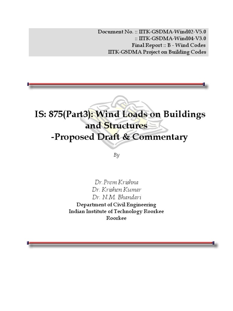 Wind Load Guidelines for Building Design | PDF | Wound | Wind Speed