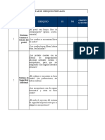 Lista de Chequo Pretales