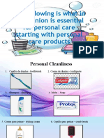 The Following Is What in My Opinion Is Essential For Personal Care Starting With Personal Care Products