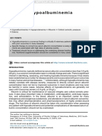 Treating Hypoalbuminemia PDF