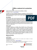 1567-100001 FR Chef Office Cantonal Protection Civile SSCM DSIS