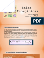 Presentacion # 4 Sales Inorganicas 10°