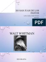 Walt Whitman, poeta estadounidense