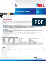 AC Current Input Modules: Product Overview