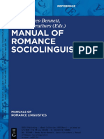 Manual of Romance Sociolinguistics 1