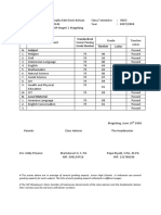 Indonesian student report card