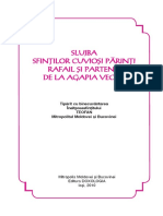 07 21 Slujba, Viata Si Acatistul Rafail Si Partenie - Agapia