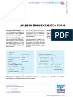 Solberg High-Expansion Foam Product Sheet